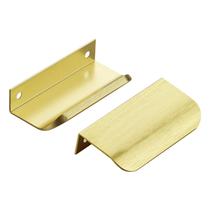 Puxadores de Gabinete Ravinte Hardware 80 mm Dourados Tipo Puxador de Dedo