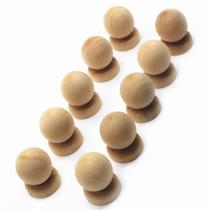 Puxadores de gaveta WEICHUAN 10 peças, bola de madeira, 3,5 cm de diâmetro Puxadores de gaveta WEICHUAN 10 peças, bola de madeira, 3,5 cm de diâmetro