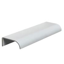 Puxadores Móveis Wave Reto Alumínio Branco 125mm - Aluminium Decor