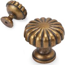 Puxadores para armário BUKOBYHE em latão antigo, 2 unidades, 3 cm