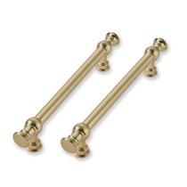 Puxadores para armário CABDM centro de 4" bronze champanhe zinco Puxadores para armário CABDM centro de 4" bronze champanhe zinco
