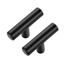 Puxadores para armário de cozinha Ravinte Hardware 5 cm preto fosco Puxadores para armário de cozinha Ravinte Hardware 5 cm preto fosco