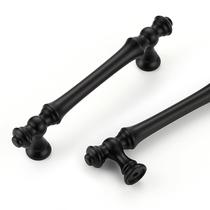 Puxadores para armário Home Expert 96 mm preto fosco, kit com 2 Puxadores para armário Home Expert 96 mm preto fosco, kit com 2