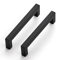 Puxadores para armário JOY DECOR 128 mm preto em aço inoxidável
