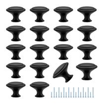Puxadores para Armário JOY DECOR 30 mm Preto Fosco em Aço Inoxidável