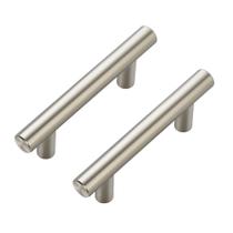 Puxadores para armário JOY DECOR 64 mm níquel escovado, kit com 5