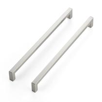Puxadores para armário JOY DECOR, kit com 2, 29,8 cm, níquel escovado