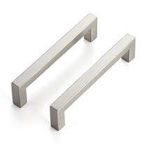 Puxadores para armário JOY DECOR, kit com 8 unidades, 13 cm, níquel escovado Puxadores para armário JOY DECOR, kit com 8 unidades, 13 cm, níquel escovado