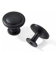 Puxadores para armário khtumeware 32 mm preto fosco em zinco, kit com 10 Puxadores para armário khtumeware 32 mm preto fosco em zinco, kit com 10