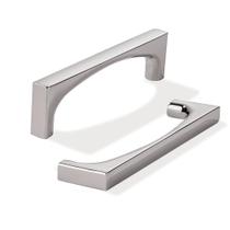 Puxadores para armário khtumeware 4" níquel polido, kit com 2