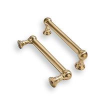 Puxadores para armário khtumeware 7,5 cm latão escovado, kit com 2 Puxadores para armário khtumeware 7,5 cm latão escovado, kit com 2