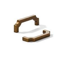 Puxadores para armário khtumeware 7,6 cm em latão antigo, kit com 2 Puxadores para armário khtumeware 7,6 cm em latão antigo, kit com 2