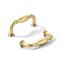 Puxadores para armário khtumeware 76 mm dourado escovado, 2 unidades Puxadores para armário khtumeware 76 mm dourado escovado, 2 unidades