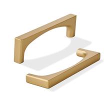 Puxadores para armário khtumeware com 4 polegadas e acabamento dourado escovado Puxadores para armário khtumeware com 4 polegadas e acabamento dourado escovado