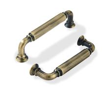 Puxadores para armário khtumeware em latão antigo 96 mm, kit com 2 Puxadores para armário khtumeware em latão antigo 96 mm, kit com 2