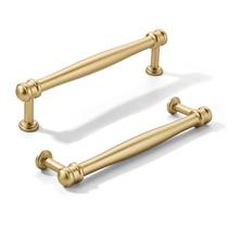 Puxadores para armário khtumeware, kit com 2, furação de 13 cm, dourado Puxadores para armário khtumeware, kit com 2, furação de 13 cm, dourado