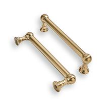 Puxadores para armário khtumeware, kit com 2, latão escovado, entre-eixos de 10 cm Puxadores para armário khtumeware, kit com 2, latão escovado, entre-eixos de 10 cm