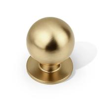 Puxadores para armário Orger 26 mm bronze champanhe sólido, kit com 5 Puxadores para armário Orger 26 mm bronze champanhe sólido, kit com 5