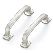 Puxadores para armário Ravinte Decor 3 peças 7,6 cm níquel escovado Puxadores para armário Ravinte Decor 3 peças 7,6 cm níquel escovado