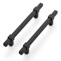Puxadores para armário Ravinte Decor, kit com 3, furação de 13 cm, preto fosco Puxadores para armário Ravinte Decor, kit com 3, furação de 13 cm, preto fosco