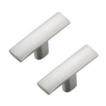 Puxadores para armário Ravinte Decor, kit com 3, prata, curvos, 4,5 cm Puxadores para armário Ravinte Decor, kit com 3, prata, curvos, 4,5 cm
