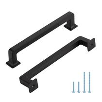 Puxadores para armário Ravinte Hardware 5 polegadas preto fosco em zinco Puxadores para armário Ravinte Hardware 5 polegadas preto fosco em zinco