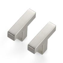 Puxadores para armário Ravinte Hardware, kit com 5, 5 cm, níquel escovado Puxadores para armário Ravinte Hardware, kit com 5, 5 cm, níquel escovado