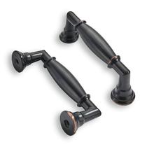 Puxadores para armário ZAUYX 3 polegadas bronze envelhecido 2 peças