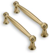 Puxadores para Armário ZAUYX, Furação de 3,5" em Latão Champagne, Kit com 2 Peças Puxadores para Armário ZAUYX, Furação de 3,5" em Latão Champagne, Kit com 2 Peças