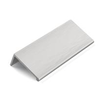 Puxadores para gabinete Rergy 64 mm, níquel escovado, kit com 10