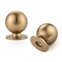 Puxadores Redondos para Armário Ravinte Decor, Kit com 2, Bronze Champanhe Puxadores Redondos para Armário Ravinte Decor, Kit com 2, Bronze Champanhe