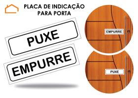 Puxe Empurrre Porta Vidro Escritório Sala Salão Beleza Consultório Dentista