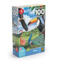 Puzzle 100 Peças Aves - Grow