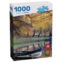 Puzzle 1000 peças Barco no Lago