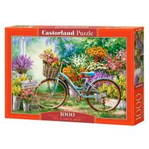 Puzzle 1000 Peças Bicicleta No Jardim - Imp. Castorland