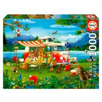 Puzzle 1000 Peças Fim de Semana no Camping - Educa 19922