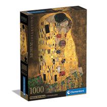 Puzzle 1000 Peças Klimt - O Beijo com Pôster - Clementoni 39790 Puzzle 1000 Peças Klimt - O Beijo com Pôster - Clementoni 39790