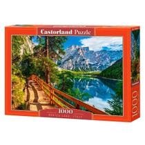 Puzzle 1000 Peças Lago Braies, Itália - Imp. Castorland