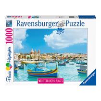 Puzzle 1000 peças Malta Mediterrânea - Importado