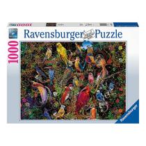 Puzzle 1000 peças Pássaros Ilustrados - Importado