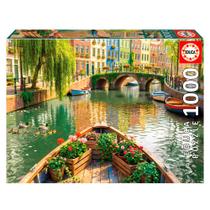 Puzzle 1000 Peças Passeio de Barco em Amsterdam - Educa 20563 Puzzle 1000 Peças Passeio de Barco em Amsterdam - Educa 20563