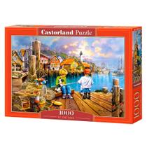 Puzzle 1000 peças Pescaria no Porto- Imp. Castorland