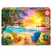 Puzzle 1000 Peças Praia Romântica - Educa 20255
