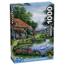 Puzzle 1000 peças Recanto dos Cisnes - Grow