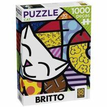 Puzzle 1000 peças Romero Britto - Cat - GROW
