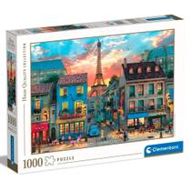 Puzzle 1000 Peças Rua Parisiense - Clementoni - Grow