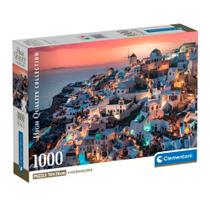 Puzzle 1000 Peças Tons de Santorini - Clementoni 39933