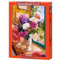 Puzzle 1000 Peças Vaso de Hortências - Castorland Importado 1044442