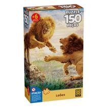 Puzzle 150 peças Leões
