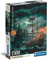 Puzzle 1500 Peças Navio Pirata - Clementoni